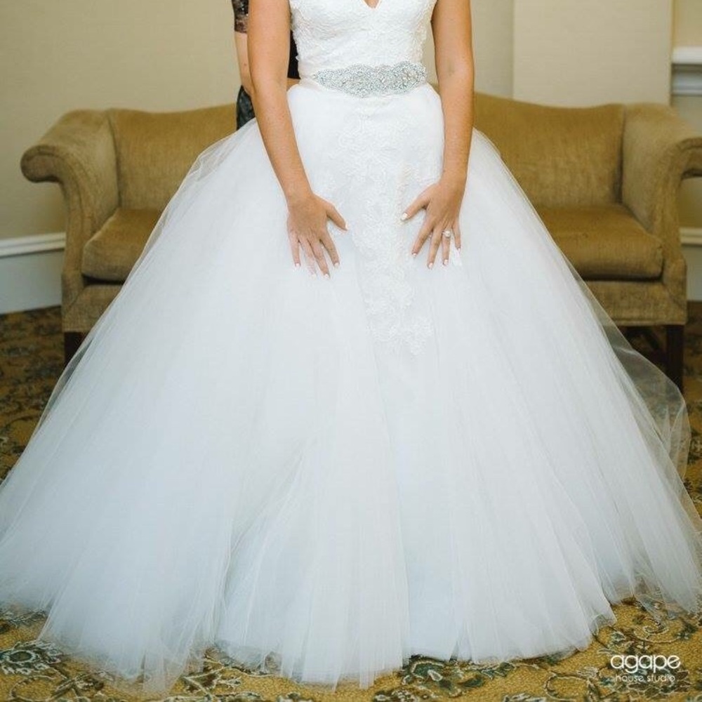 Monique Lhullier Tulle Skirt